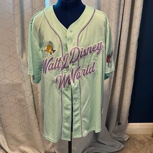 Disney Mint Green Ariel Baseball Jersey